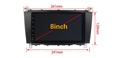 Штатная автомагнитола Mercedes SLK 2004-2009/SLK AMG 2009-2010 Carmedia MKD-M820-P6 Android 10 DSP