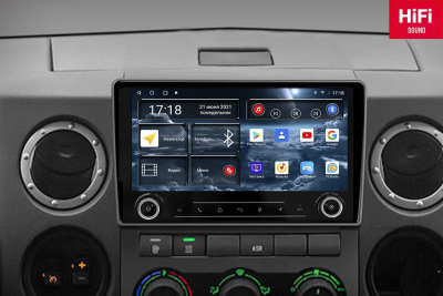 Автомагнитола штатная с 2K экраном RedPower 71325 Slim на Android 10 для Газель Бизнес (2010-2022)