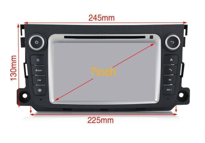 Штатная автомагнитола Mercedes Smart Fortwo, Forfour 2011-2014 Carmedia MKD-M794-P6 Android 10 DSP