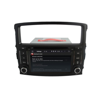 Штатное головное устройство Mitsubishi Pajero IV 2006-2015 (V97/V93) на Android 9.0 Carmedia KD-7054-P6