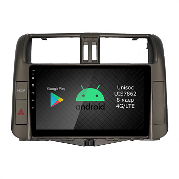 Штатная магнитола Roximo 2K / RI-1114-N9 для Toyota Land Cruiser Prado 150 с 360 обзором, 2009-2014 на Android 12 (8/128Gb)