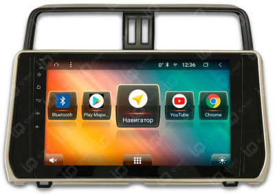 Автомагнитола на Android 8.1.0 IQ NAVI TS9-2929PFHD для Toyota Land Cruiser Prado 150 Restyle II (2017+) 10,1" DSP (4 CH) + 4G SIM