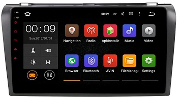 Штатная магнитола Roximo 4G (2K) RX-2413 Mazda 3, 2004-2009 (Android 13)