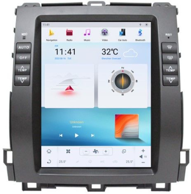 Магнитола Tesla для TOYOTA Land Cruiser Prado 120 2002-2009 на Android 11 CARMEDIA ZF-1116L-Q6