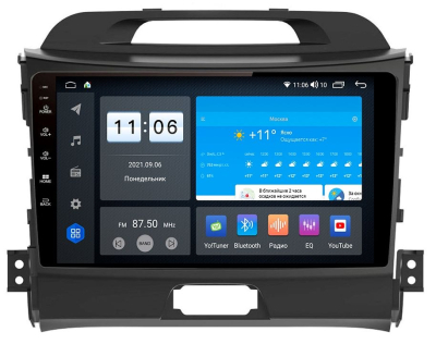 Штатная магнитола VOMI ZX325R9-7862-LTE для Kia Sportage R 2010-2016 на Android 10