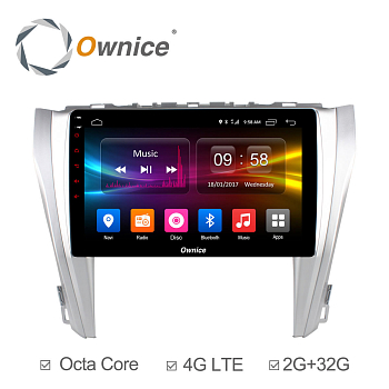 Штатная магнитола Ownice C500+ S1608P для Toyota Camry v55 (Android 6.0)
