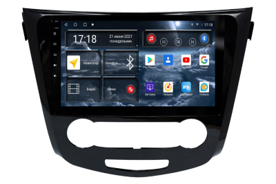 Автомагнитола штатная с 2K экраном RedPower 71321 Slim на Android 10 для Nissan Qashqai J11 2014+ (с кондиционером)