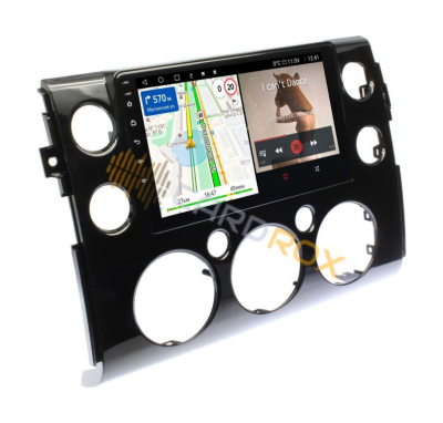 Штатная магнитола Toyota FJ Cruiser 2006-2022 черный глянец на Android 11 - Cardrox CD-4354M
