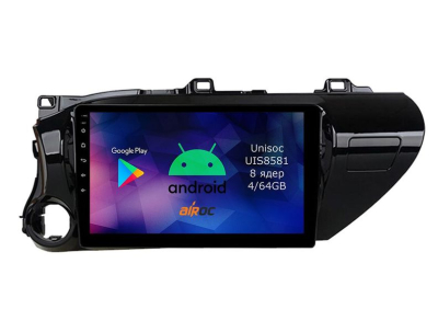 Штатная магнитола для Toyota Hilux an120, 2015- на Android 14 - Airoc RMN-1119