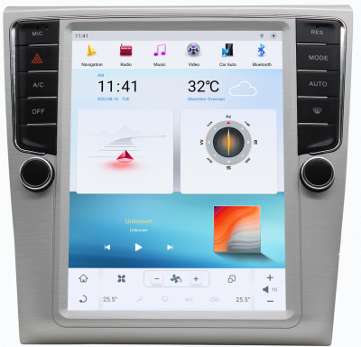 Магнитола Tesla для VW Passat 2005-2015 (B6, B7), Passat CC 2012-2015 на Android 11 CARMEDIA ZF-1012-Q6