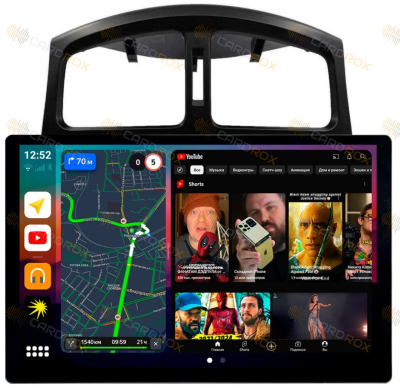 Штатная магнитола Hyundai Santa Fe 2002 - 2006 на Android 10, DSP, 4G, IPS, Carplay - Cardrox CD-4857-13 (11-13 дюймов)