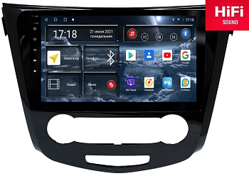 Автомагнитола штатная Redpower 75321 на Android 10 для для Nissan Qashqai J11 с кондиционером (2014+)