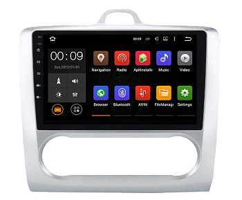 Штатная магнитола Roximo 4G (2K) RX-1702A Ford Focus 2 auto-cond, 2008-2011 (Android 13)
