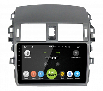 Штатная магнитола CarDroid RD-1104F для Toyota Corolla e150 (Android 10)