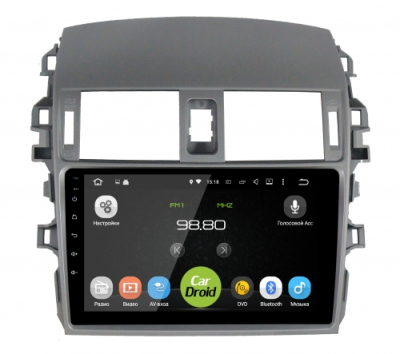 Штатная магнитола CarDroid RD-1104F для Toyota Corolla e150 (Android 10) Штатная магнитола CarDroid RD-1104F для Toyota Corolla e150 (Android 10)