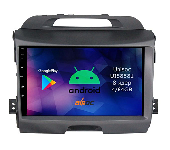 Штатная магнитола для KIA Sportage 3, 2010-2016 (для простых комплектаций) на Android 14 - Airoc RMN-2313