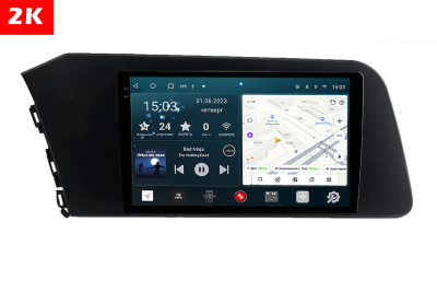 Автомагнитола штатная с 2K экраном Redpower 75294 на Android 10 для Hyundai Elantra 7-поколение CN7 (10.2020-2022) SPLIT