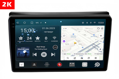 Автомагнитола штатная с 2K экраном RedPower 71042 Slim на Android 10 для Kia Sorento R2 (2012+)