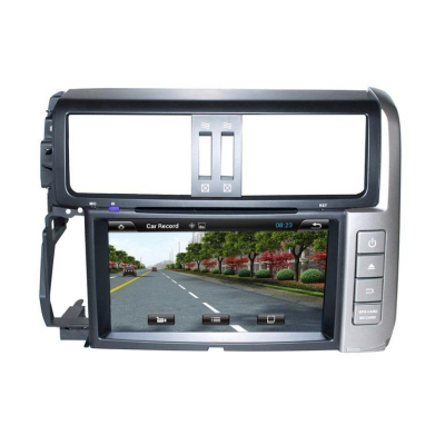 Штатная автомагнитола Android 9.0 Carmedia KD-8015-P30 для Toyota Land Cruiser Prado 150 2009-2013 (серебро)