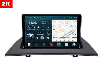 Автомагнитола штатная с 2K экраном RedPower 71102 Slim на Android 10 для BMW X3 1-поколение E83 (10.2006-10.2010) SPLIT