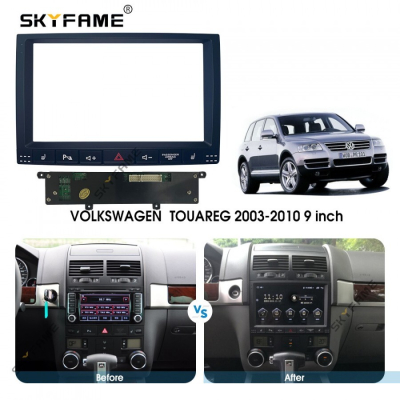 Штатная магнитола для Volkswagen Touareg 2002-2010 на Android 10, DSP, HDMI, Интерьерная подсветка - Carmedia SF-9306-D
