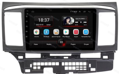 Штатная магнитола VOMI AK608R9-MTK Mitsubishi Lancer X 2007-2016 на Android 10