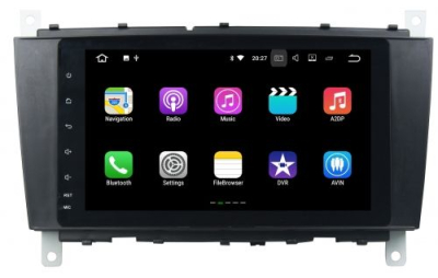 Штатное головное устройство для MERCEDES G-класс W463 2007-2012, C-класс W203 2004-2007, CLK, CLC, SLK на Android 8.0 Carmedia KDO-8225