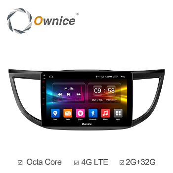 Штатная магнитола Ownice C500+ S1641P для Honda CR-V 4 (Android 6.0)