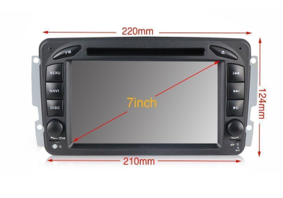 Штатная автомагнитола Mercedes G-класс w463 2001-2006, C-класс w203, CLK c209, w209, Vito, Viano Carmedia MKD-M789-P5 Android 10 DSP