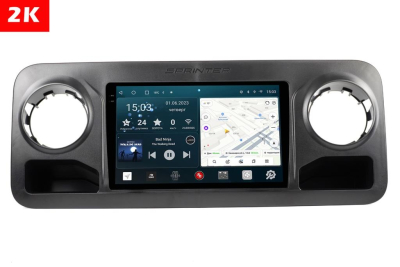 Автомагнитола штатная с 2K экраном RedPower 71368 Slim на Android 10 для Mercedes-Benz Sprinter 3-поколение VS30 (02.2018-2022)