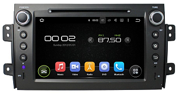 Штатная автомагнитола Suzuki Sx4 2006+ classic Carmedia KD-8072-P6 Android 9.0 DSP