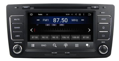 Штатная автомагнитола Skoda Octavia II (A5) 2004-2013, Yeti I 2009-2018 (взамен Swing/Bolero) Carmedia XN-8307-P5 Android 9.0 DSP