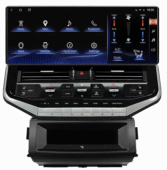 Магнитола для для Toyota Land Cruiser 200 2007-2015 low на Android 10 - Carmedia KP-T1601