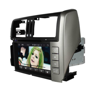 Штатная автомагнитола Android 9.0 Carmedia KD-8015-P30 для Toyota Land Cruiser Prado 150 2009-2013 (серебро)