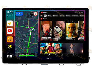 Штатная магнитола Toyota Corolla 180 рестайлинг (2017-2018) на Android 10, DSP, 4G, IPS, Carplay - Cardrox CD-4876-13 (11-13 дюймов)