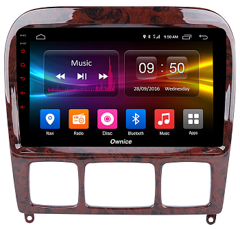 Штатная магнитола для Mercedes S-класс 1998-2005 (W220) на Android 12 (14), (QLED/2K) - Carmedia OL-9952-NPQU