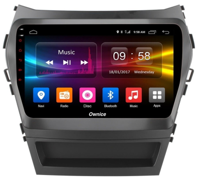 Штатная магнитола для Hyundai Santa Fe 2012-2018 (DM), Grand Santa Fe 2014+ на Android 10 - Carmedia OL-9703-IJ