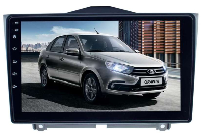 Штатная магнитола для Lada Granta 2018-н.в. LeTrun 3141-3273 9 дюймов NS 2+16 Gb MTK-L Android 10.x DSP ++