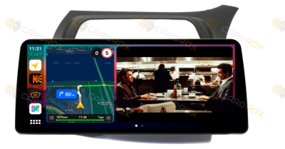 Штатная магнитола Honda Civic 5D хетчбек 2005-2011 правый руль на Android 10, DSP, 4G, IPS, Carplay - Cardrox CD-4643-12 (12 дюймов)