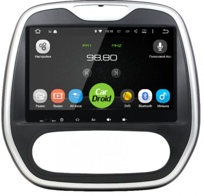 Штатная магнитола Roximo CarDroid RD-3004M для Renault Kaptur (Android 8.0)