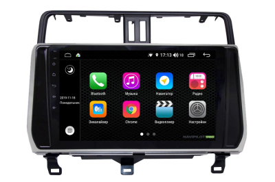 Штатное головное устройство Toyota LC Prado 150 (2018-) совместим с рестайлингом 2020+ 10 дюймов на Android 10 NaviPilot NPD10L-WTG-T1053-10