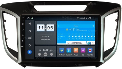Штатная магнитола VOMI ZX547R9-7862-LTE для Hyundai Creta GS 06.2015-09.2021 на Android 10