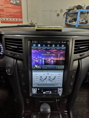 Магнитола Tesla для Lexus LX 570 2007-2015 на Android 9.0 Carmedia ZF-1819-DSP