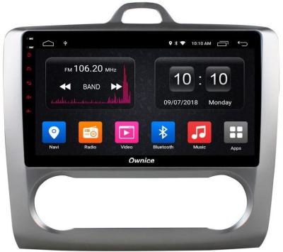 Штатная магнитола Ownice G30 S9201J-A для Ford Focus 2, S-max (Android 9.0) климат