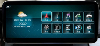 Штатная автомагнитола Mercedes-Benz GLK X204 2008-2012 NTG 4.0 Carmedia XN-M1009 Android 10