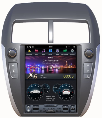 Магнитола Tesla для Mitsubishi ASX/RVR, Citroën C4 AirCross, Peugeot 4008 на Android 8.1 CARMEDIA ZF-1167