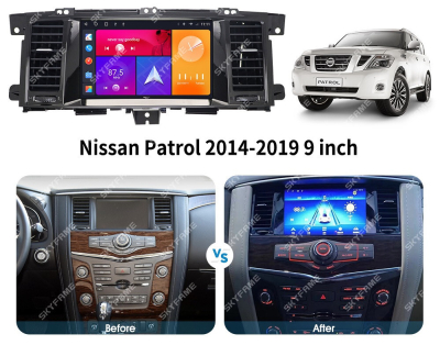 Штатная магнитола для Nissan Patrol 2014-2019 (высокие комплектации) на Android 10 - Carmedia SF-9222-IJ