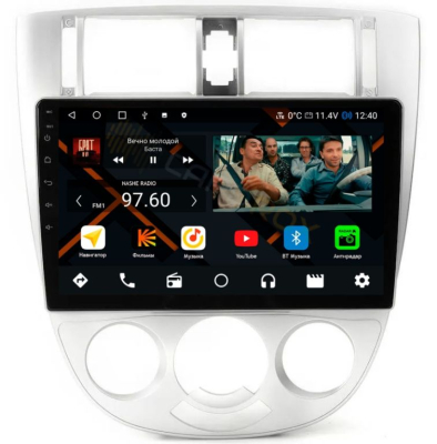 Штатная магнитола Chevrolet Lacetti 2004-2013 седан, кондиционер (серебро)  на Android 11 - Cardrox CD-4408M