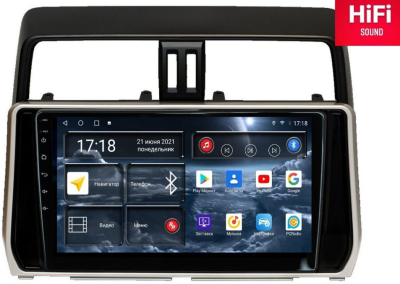 Автомагнитола штатная Redpower 75365 на Android 10 для для Toyota Land Cruiser Prado 150 (09.2017-н.в.)