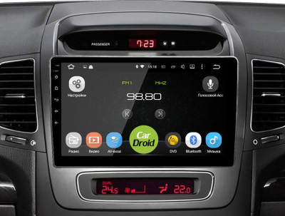 Штатная магнитола CarDroid RD-2301F для KIA Sorento 2 2012 (Android 10)